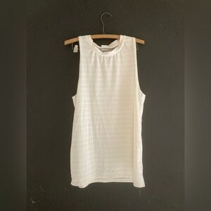 ZYIA Active White Sleeveless Top #009